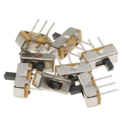 Mini Toggle Switch On-off Slide Button Terminal SS12D00 3pin 1P2T 2 Position 4mm - image 1 of 4