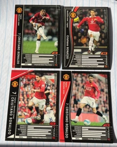 Cristiano Ronaldo 2005 - 2008 Panini WCCF Lot x 4pcs Manchester United HOT!! - Picture 1 of 2