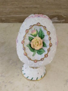 Lenox 1992 Rose Blossom Egg - Picture 1 of 4
