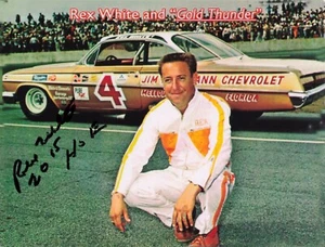 REX WHITE UH 4x6 Photo signed NASCAR RACING AUTOGRAPH 7996 A - Picture 1 of 1