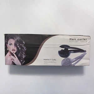 Perfect Curl Ceramic Hair Curler Stylist Tool Curling Iron/Chamber - Picture 1 of 5