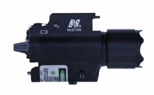 NcStar AQPFLSG 200 lumen Flashlight/Green Laser QR Mount Black - Picture 1 of 1