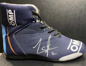 LOGAN SARGEANT SIGNED BOOT + photo proof - Bild 1 von 3