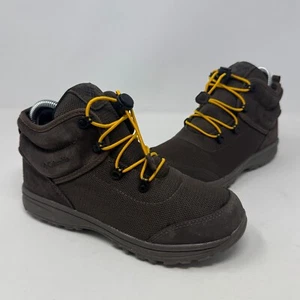 Columbia Fairbanks Mid Boot Brown EZ Pull Bungee Laces Youth Size 5 - Picture 1 of 18