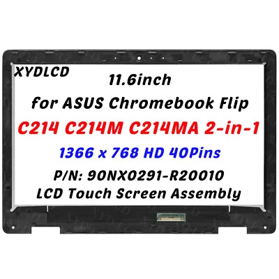 11.6 for ASUS Chromebook Flip 2-in-1 C214 C214M C214MA LCD Touch Screen Assembly - Image 1 of 4