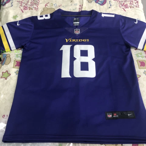Vikings Justin Jefferson #18 Purple Color S-XL Size Youth Stitched Jersey Cover