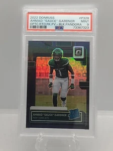 Ahmad Sauce Gardner 2022 Donruss Optic Preview Black Pandora 24/25 Jets POP 2 - Picture 1 of 2