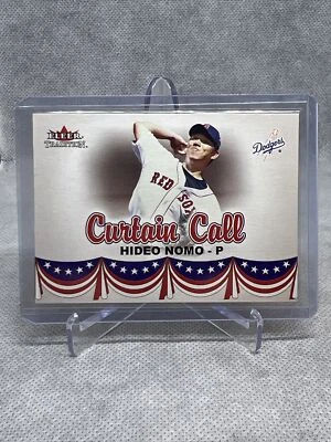 2002 Fleer Tradition Update - Curtain Call #U377 Hideo Nomo Los Angeles Dodgers - Image 1 of 2