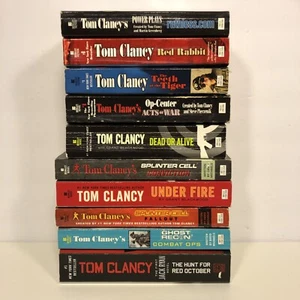 Tom Clancy Paperback book lot Of 10 Books - Bild 1 von 4
