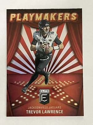 2022 Panini Elite Trevor Lawrence Playmakers Insert Card #PM-11 Jaguars - Image 1 of 2