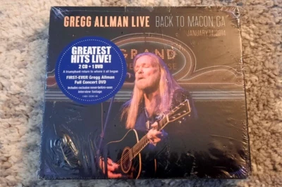 Gregg Allman Live: Back to Macon, GA [2CD/1DVD] [Digipak] by Gregg Allman SEALED - Image 1 of 4