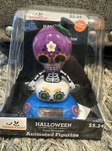 Giocattolo da ballo a energia solare Halloween Bobblehead giorno dei morti zombie 2022 - Foto 1 di 4