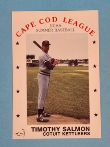 1988 Cape Cod League RC Tim Salmon Cotuit Kettleers #176 ⚾ - Picture 1 of 2