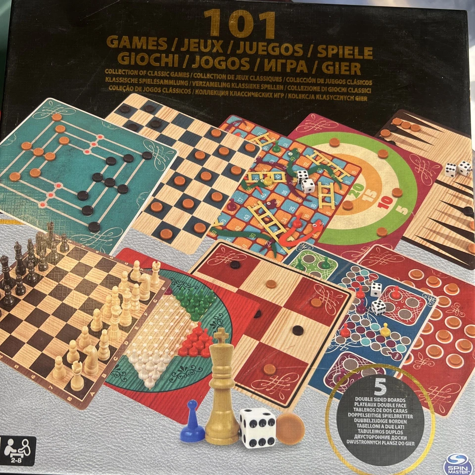 101 games Compendium Hardly Used. Chess Draughts Snakes N Ladders Etc VGC - Image 1 of 1