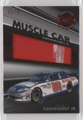 2012 Press Pass Redline Muscle Car Memorabilia Red /75 Dale Earnhardt Jr HOF - Image 1 of 2
