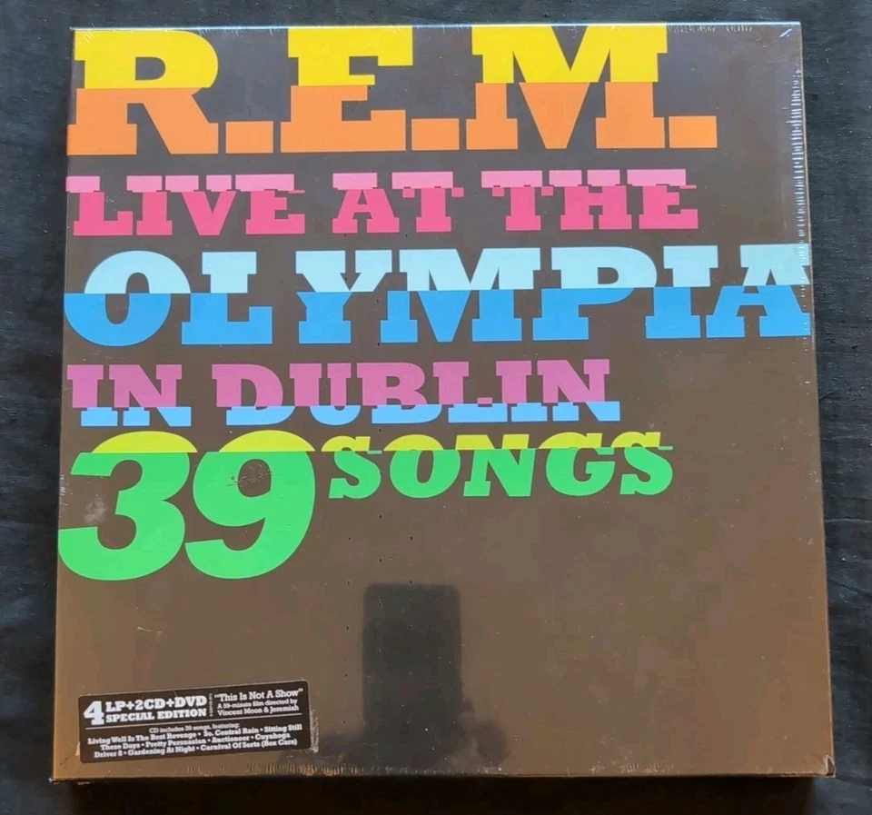 R.E.M. - Live At The Olympia In Dublin 39 Songs - 4xLP +2cd+DVD Special N981 - Image 1 of 3