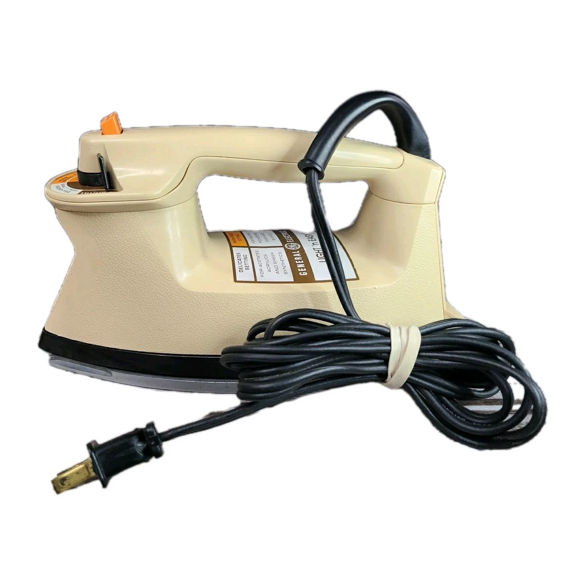 衣類ケア家電 GE Steam and Dry Iron GE スチームアンドドライアイロン【レトロ】