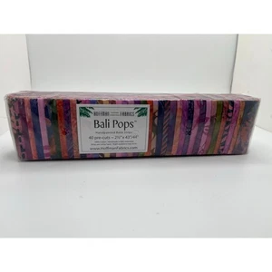 Batiks Wild Berry Bali Pops 40 tiras por paquete telas Hoffman  - Imagen 1 de 2