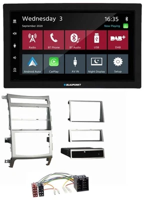 Blaupunkt 2DIN MP3 USB Bluetooth DAB Autoradio für Hyundai ix55 2009-2012 silber - Bild 1 von 4