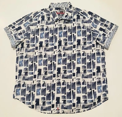 ROBERT Graham Mens SS Button Shirt-2XL-Abstract Tapestry - Image 1 of 4