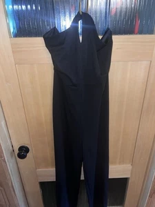 New Bebe Pant Romper Size L With Gold Neck Piece - Picture 1 of 7