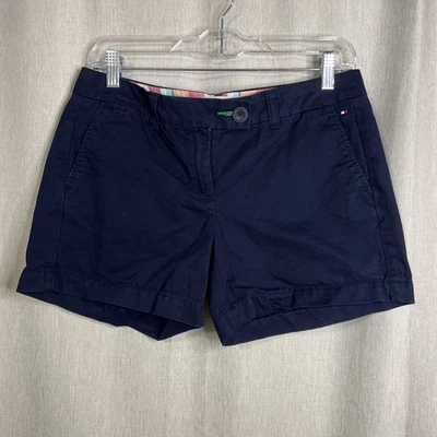 VTG Tommy Hilfiger Chino Shorts - Navy Blue - Women’s Size 4 - Image 1 of 4