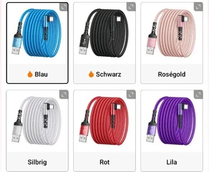 USB Ladekabel Typ C Ladestecker 3m Lang Schnellladekabel - Bild 1 von 15