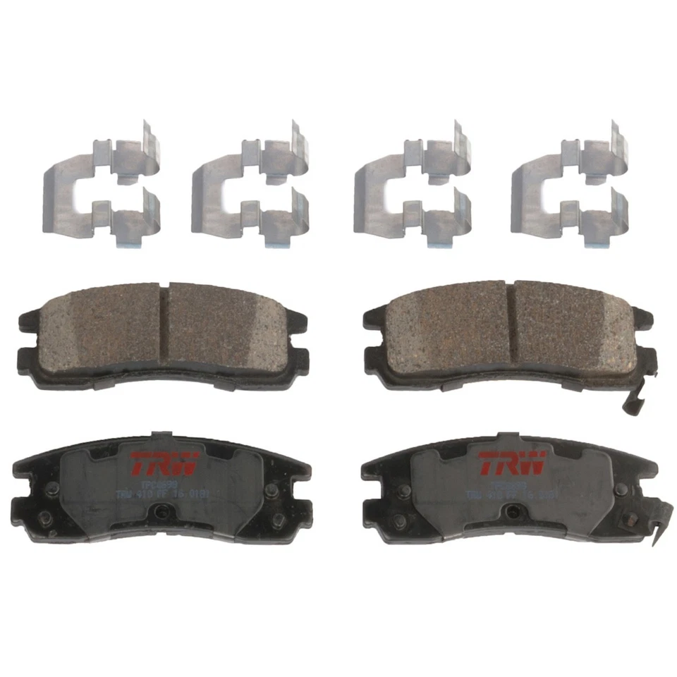 Juego de pastillas de freno traseras TXC0698 TRW de 2 ruedas para Chevy Olds Chevrolet Impala Foto 1 de 1