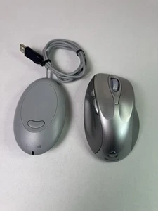Microsoft Wireless Laser Mouse 6000 Silver Model 1052 w/ USB Receiver TESTED - Picture 1 of 9