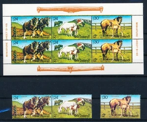 LS30446 New Zealand agriculture horses fine lot MNH - Imagen 1 de 1