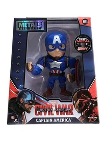 Figura de película Metals Marvel de 4 pulgadas Capitán América M45 coleccionable nueva - Imagen 1 de 3