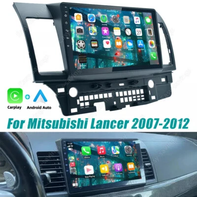 Carplay For Mitsubishi Lancer 2007-2012 10.1" Car Stereo Radio GPS  Android 13.0 - Image 1 of 4