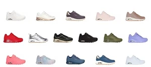 Skechers Air Uno Pop of Sunshine Low Top Women's Casual Fashion Shoes Sneaker - Picture 1 of 63