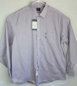 Arrow Nuevo con Etiquetas Para Hombres Calce Regular Elastizado Manga Larga Talla 2XL 18-18.5 36/37, Púrpura - Imagen 1 de 10