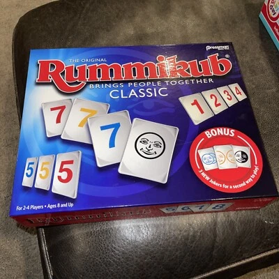 Rummikub Classic Family Board Game Tile Collecting New Sealed - Image 1 of 4