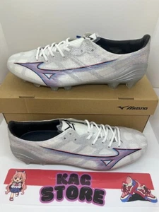 Mizuno Alpha ELITE P1GA2362 09 Soccer Cleats White/Ignition Red/Blue oki - Picture 1 of 11