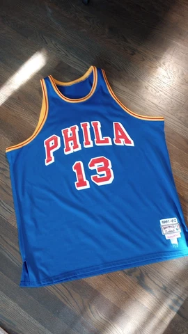Mitchell And Ness Authentic Wilt Chamberlain 100 Points Jersey 1961-62 Cover