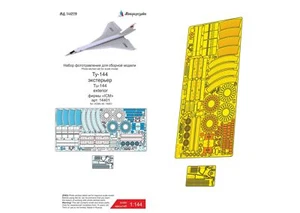 1/144 Tu-144 'Exterior' (ICM) Photo-etched detail kit - Picture 1 of 9
