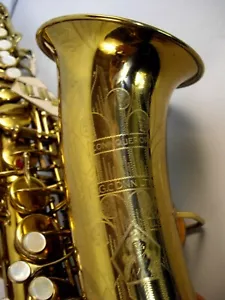 CONN 26M "CONNQUEROR" PRO ALTO SAXOPHONE STERLING TOUCH KEYS OVERSLUNG NECK RARE - Picture 1 of 12