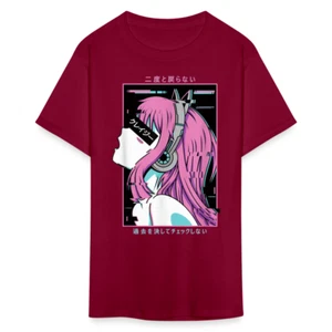 Sexy Ecchi Girl Shirt Vaporwave Crazy Waifu Lewd Anime Girl T-Shirt Gr. S-6XL - Bild 1 von 103