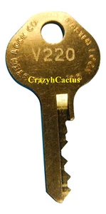 Master Lock Lucchetto 1525 1585 2010 2076 Chiave di Controllo OEM Originale Master Key V220 - Foto 1 di 2