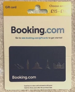 UK Booking.com Com Travel Company 2019 Gift Card Collectible - Picture 1 of 1