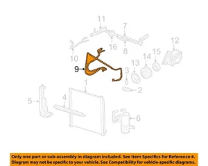 Condensador de aviador Ford OEM 03-05, líneas de compresor-manguera de aire acondicionado 4C5Z19D850AA - Imagen 1 de 2