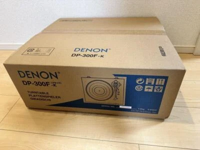 Denon DP-300F-K Belt-Drive Automatic Turntable w/Phono EQ  Black Record Player - Image 1 of 4