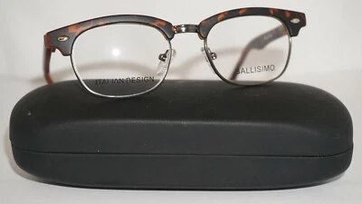 High Quality Vintage Eyeglasses Small Tortoise Gunmetal B8004 45 15 140 - Image 1 of 4