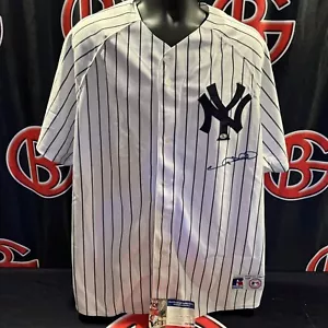 Gary Sheffield Autographed New York Yankees Russell Authentic Jersey Signed PSA - Picture 1 of 5