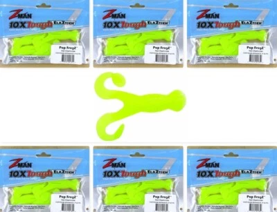 (6)未开封包装袋Z-Man 4英寸流行青蛙热沙特尔斯全新 — 第 1/4 张图片