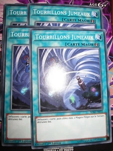 YU-GI-OH! COM PLAYSET (4 X) SDSH-FR032 TOURBILLONS JUMEAUX NEUF EDITION 1 NEUF - Picture 1 of 1