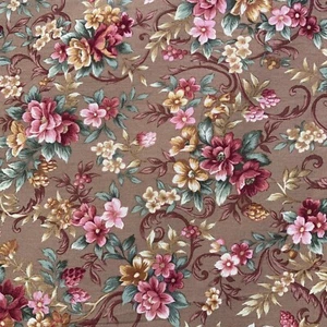 New Sentimental Journey Cotton Fabric 4 yds Paintbrush Studio Calico Excellent - Picture 1 of 10
