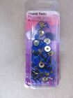 Hillman Thumb Tacks Package of 40 Blue Capped Head #122678-N NEW 